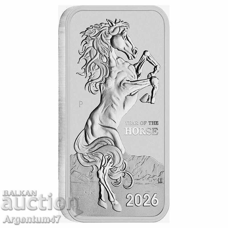 NOU!!! ARGINT 1 OZ 2026 AUSTRALIA - ANUL LUNAR AL CALULUI