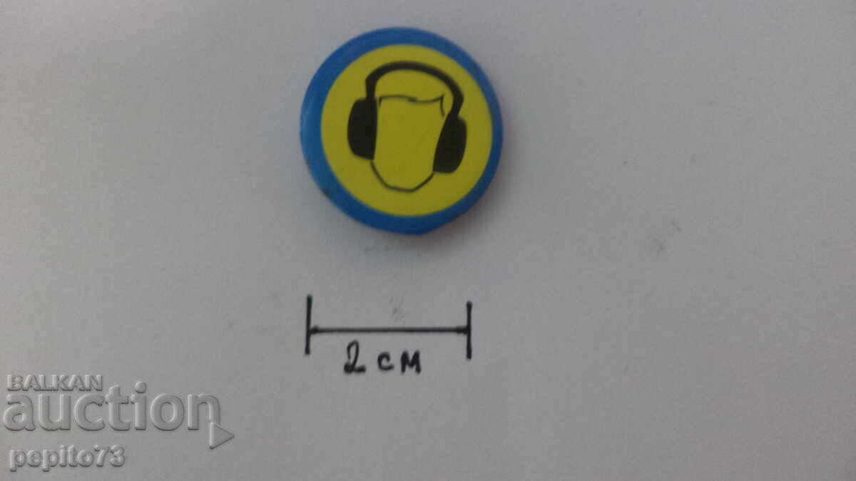 Значка  задължително използване на антифони с цена € 1.00 | 1.96 лв.