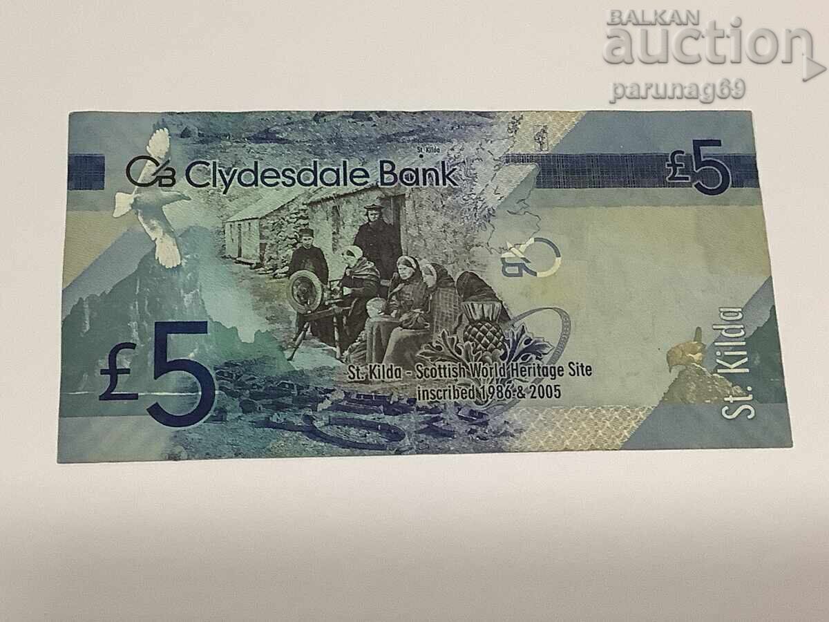 Scoția 5 lire sterline 2009 cu preț € 12.00 | 23.47 BGN