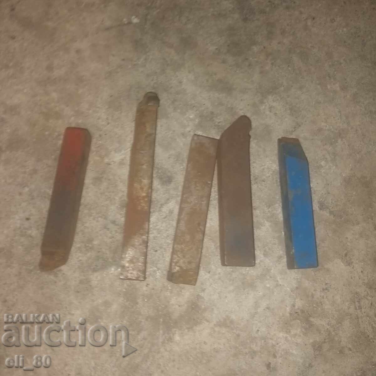 Lathe tools, 5 pieces with price € 10.00 | 19.56 BGN