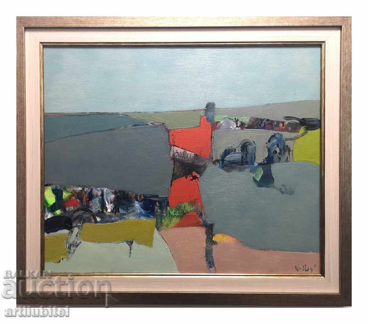 Βασίλ Στοεφ, πίνακας "Διάστημα" ελαιογραφία, 48x56 εκ