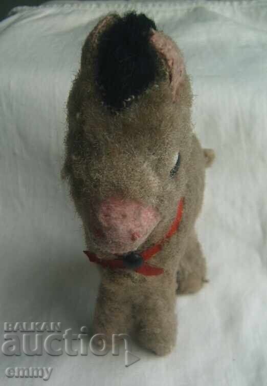 Livrarea Figurină veche de jucărie măgăruș cu mecanism. Fără cheiță