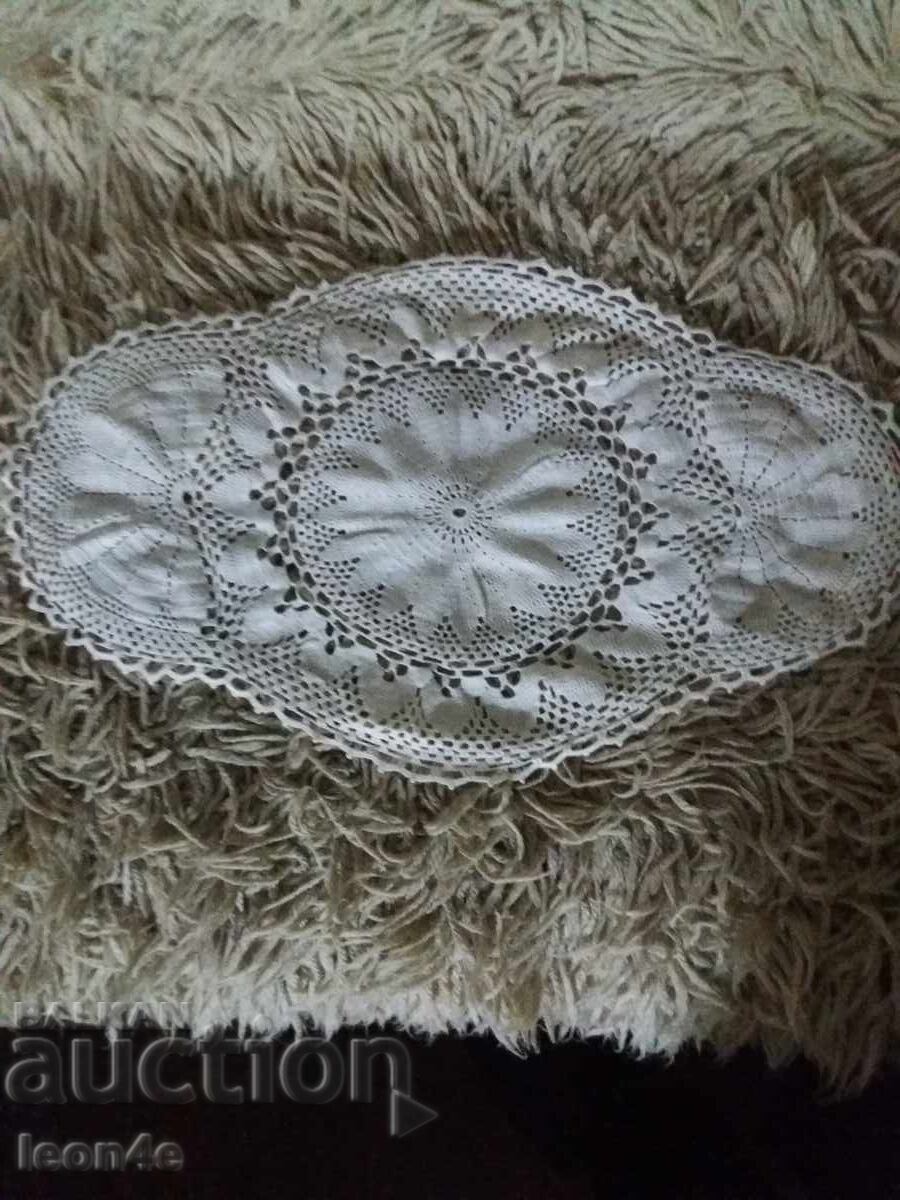 Crochet table runner doily 60/38 cm
