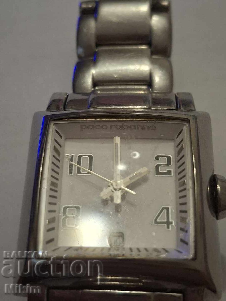 Ceas Paco Rabanne cu preț € 3.50 | 6.85 BGN Ceas Paco Rabanne cu preț € 3.50 | 6.85 BGN