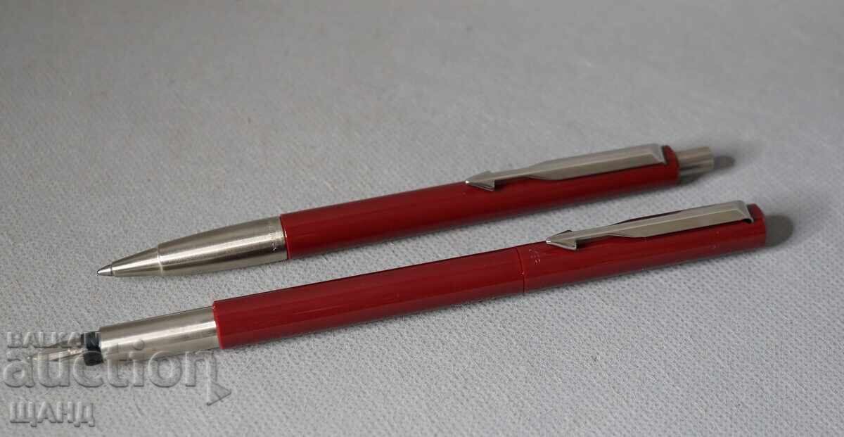 Parker Vector ballpoint pen and Parker fountain pen England with box with price € 10.45 | 20.44 BGN