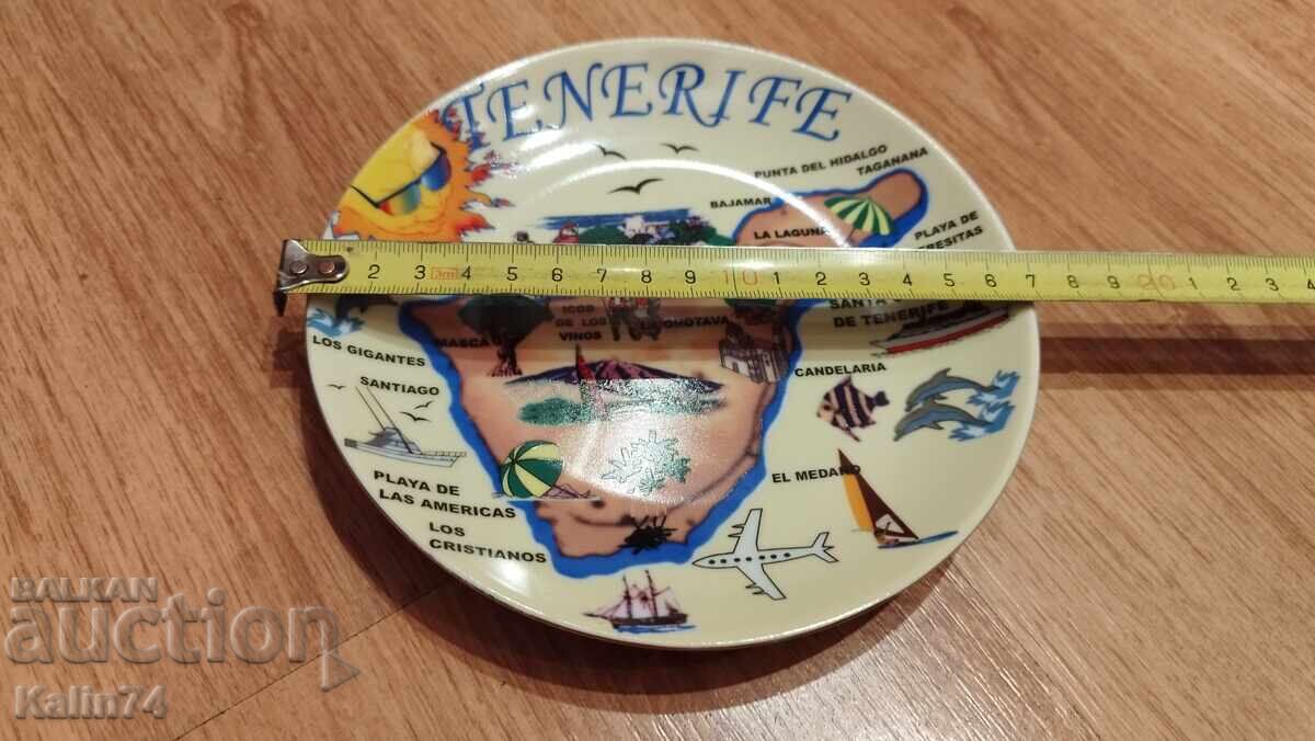 O farfurie frumoasa de portelan din Tenerife-Spania. cu preț € 10.50 | 20.54 BGN