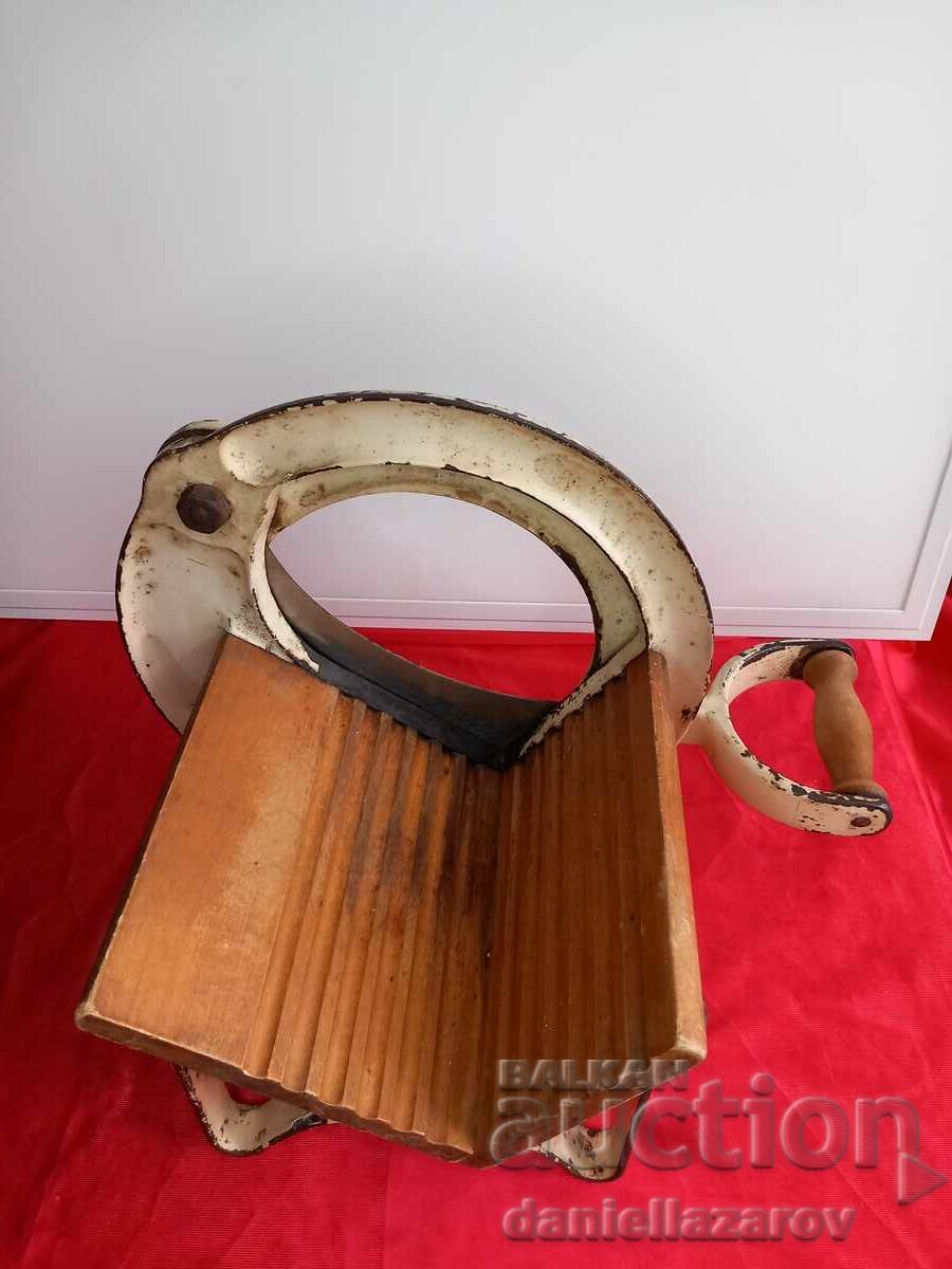 Delivery of Raadvad, Antique Guillotine for Cutting Bread and Sausages Delivery of Raadvad, Antique Guillotine for Cutting Bread and Sausages
