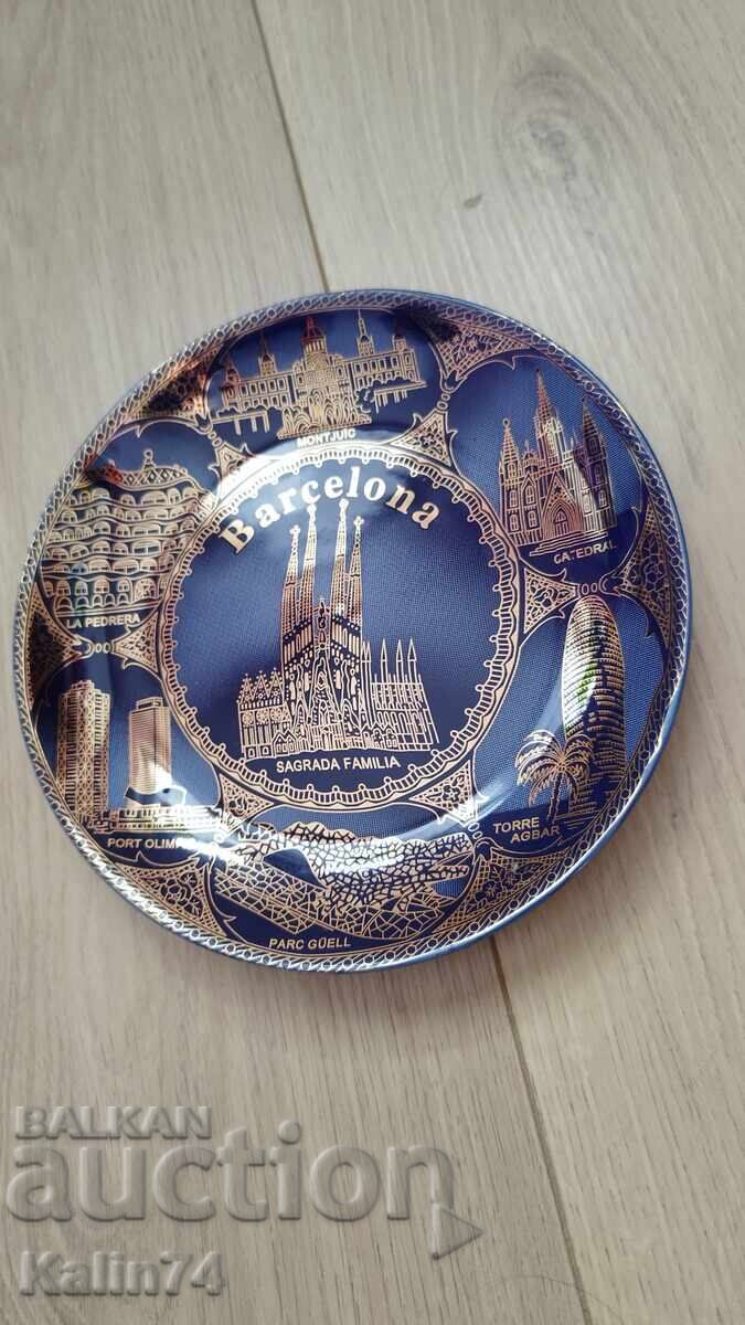 Όμορφο πιάτο από τη Βαρκελώνη-Ισπανία.