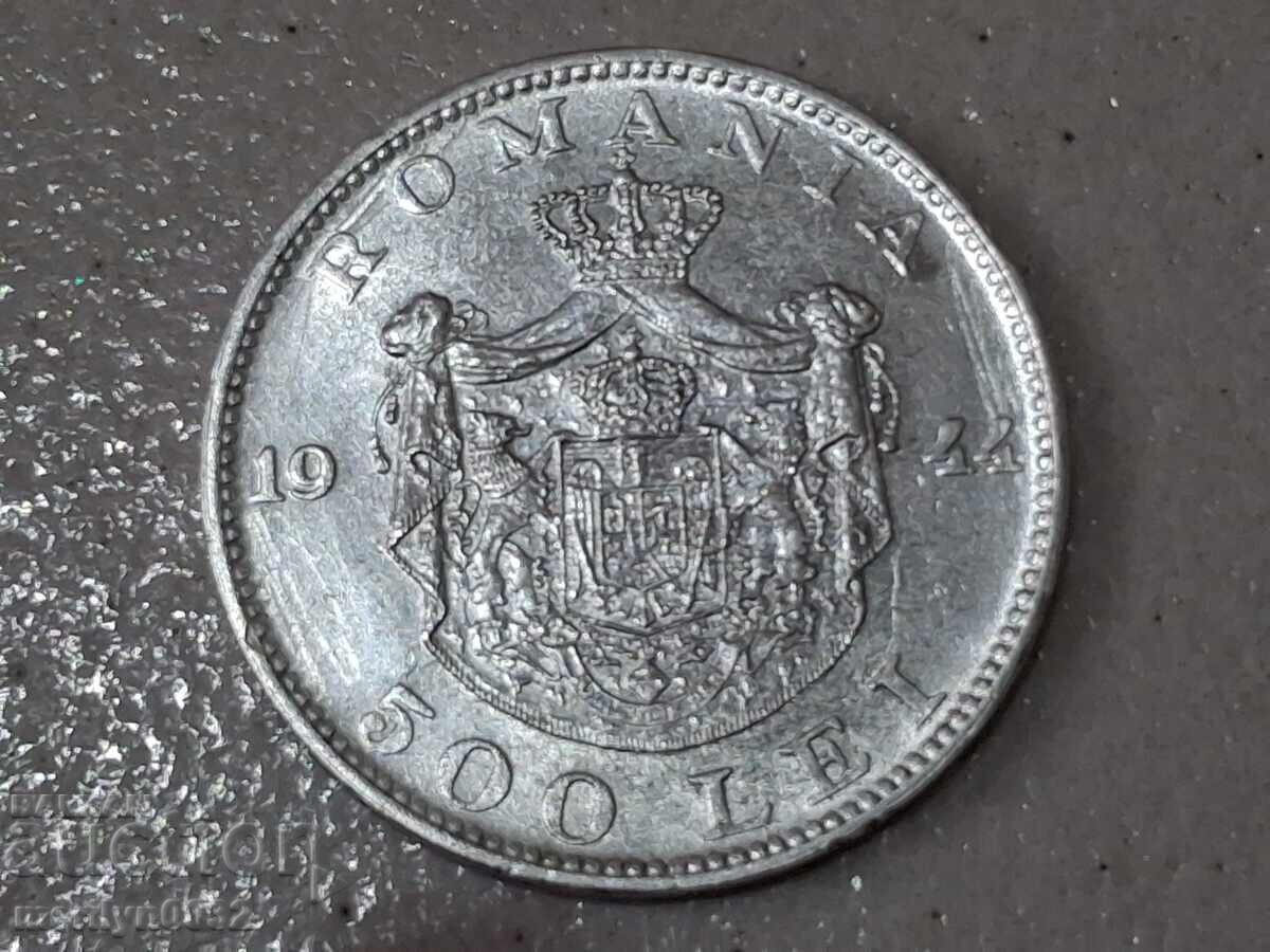 Licitație Monedă de argint 500 lei 1944 argint Licitație Monedă de argint 500 lei 1944 argint