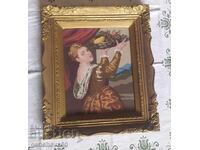 Goblén original mare „Fiica Laviniei a lui Tizian"