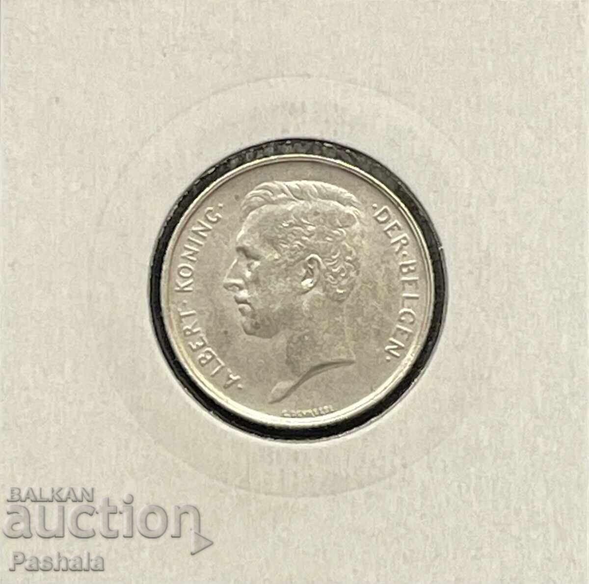 Белгия 1 франк 1913 г. с цена € 20.00 | 39.12 лв.