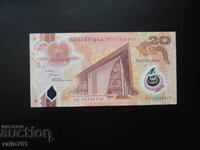 PAPUA NOUA GUINEE 20 KINA 2007 NOUĂ UNC POLIMER RARĂ