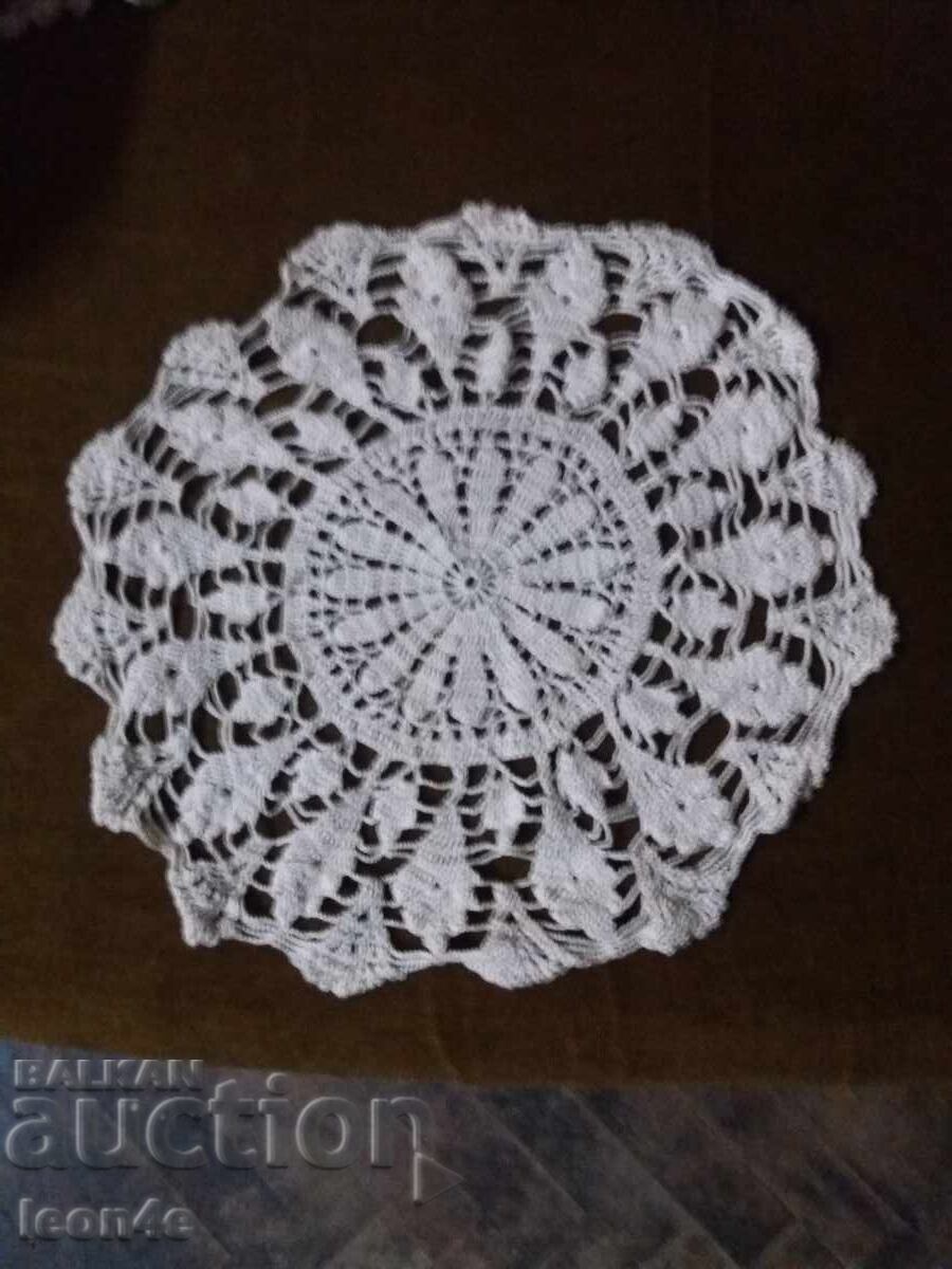 Κουβερτούλα πλεκτό με βελονάκι 30 εκ