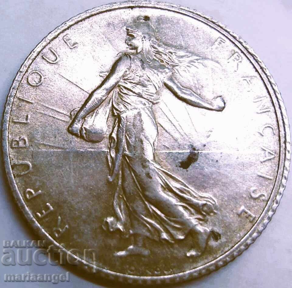 Παράδοση 1 Φράγκο 1916 Γαλλία ασήμι