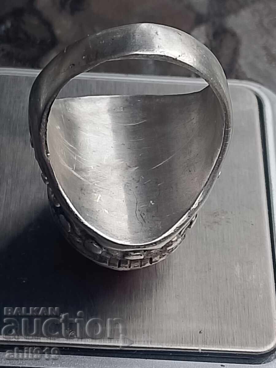 Delivery of Men's silver ring