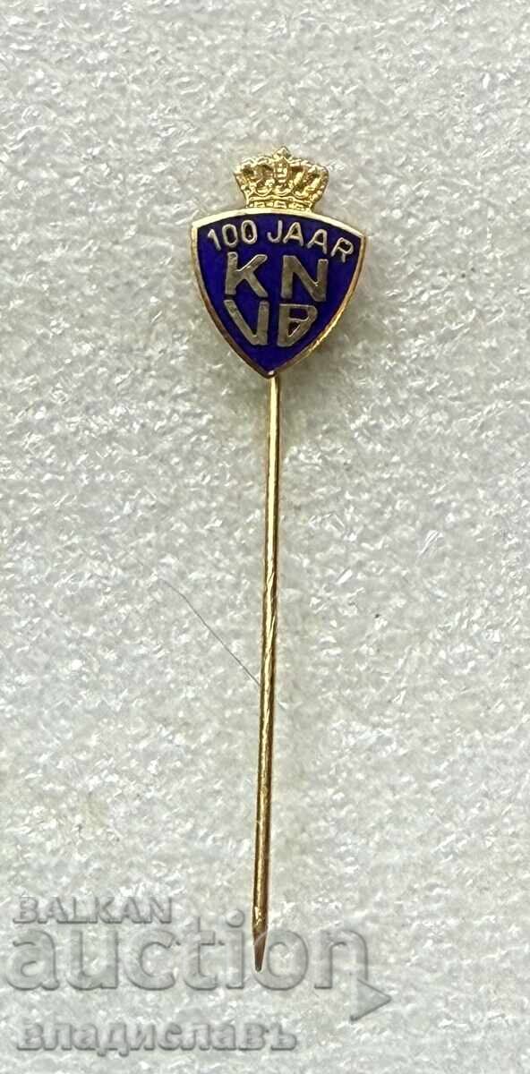 футболна значка 100 год. Футболна Федерация на Нидерландия