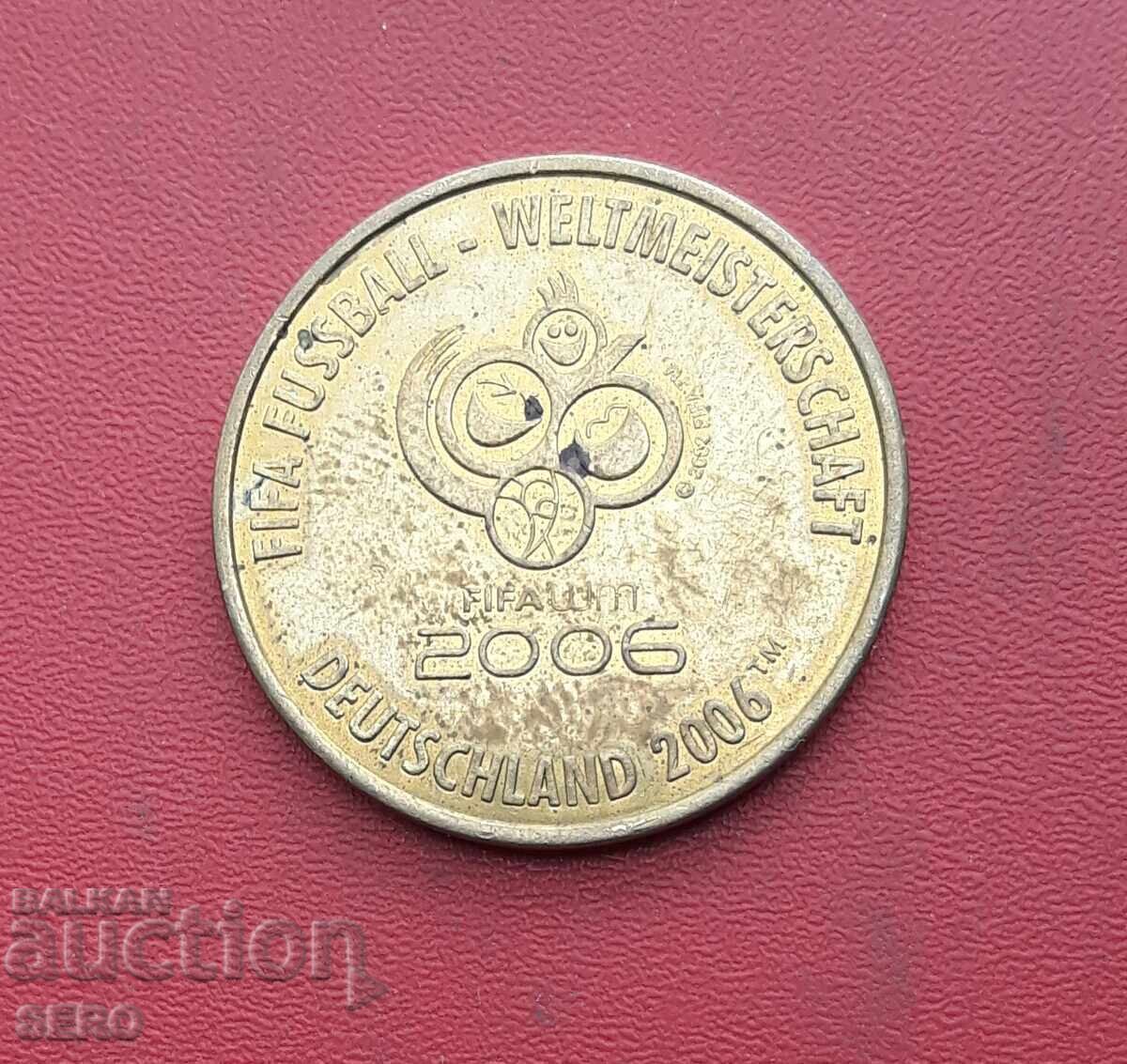 Медал-Германия 2006-св.купа по футбол в Германия с цена € 1.00 | 1.96 лв.