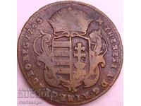 Унгария 1 денар 1763 Австрия Мария Терезия Австрия RARE!