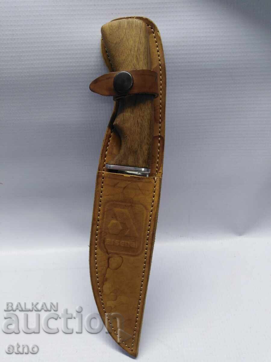 Delivery of STAR BULGARIAN KNIFE - "ARSENAL", ORIGINAL WITH LEATHER SHEATH