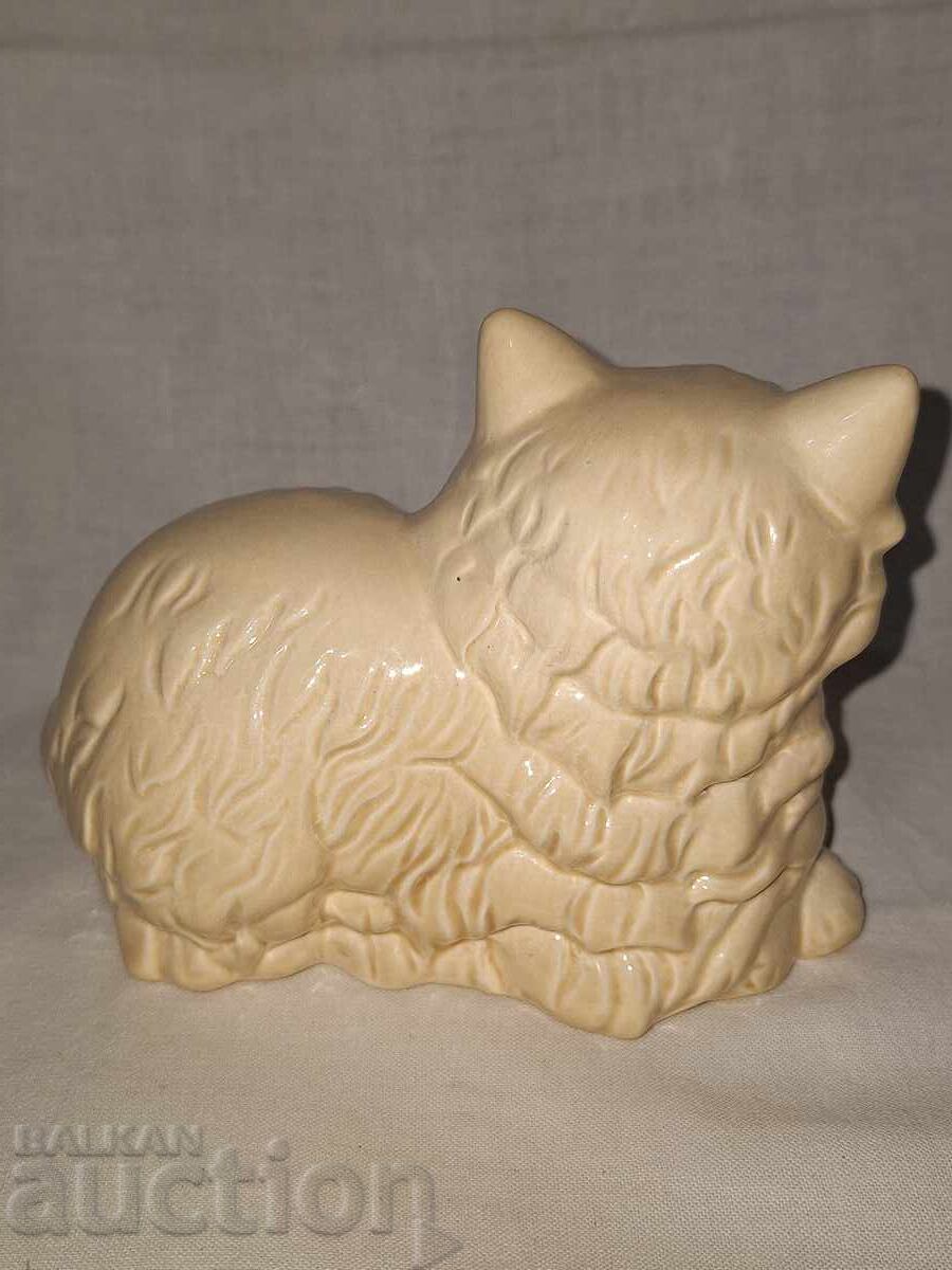 Порцеланова фигура коте--Goebel--West Germany - 5