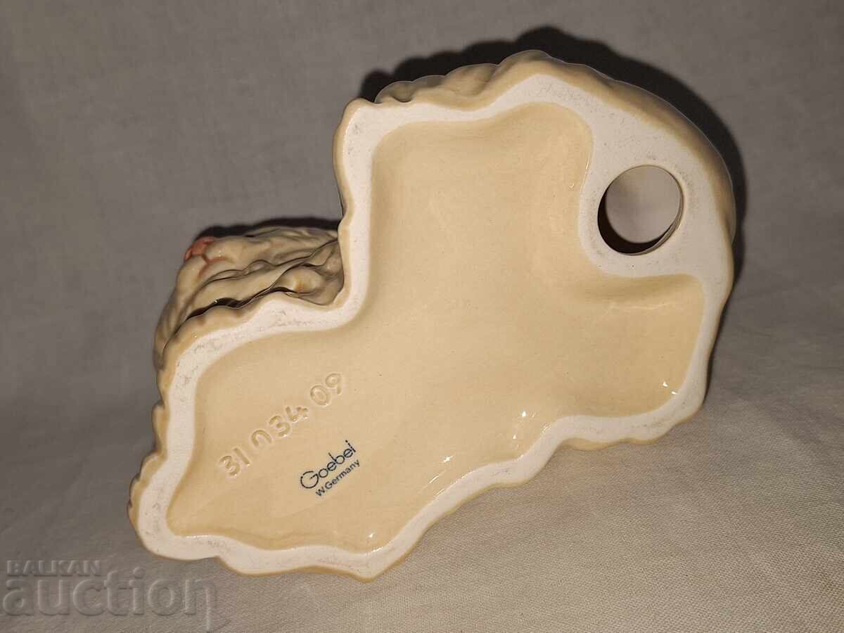 Порцеланова фигура коте--Goebel--West Germany - 7