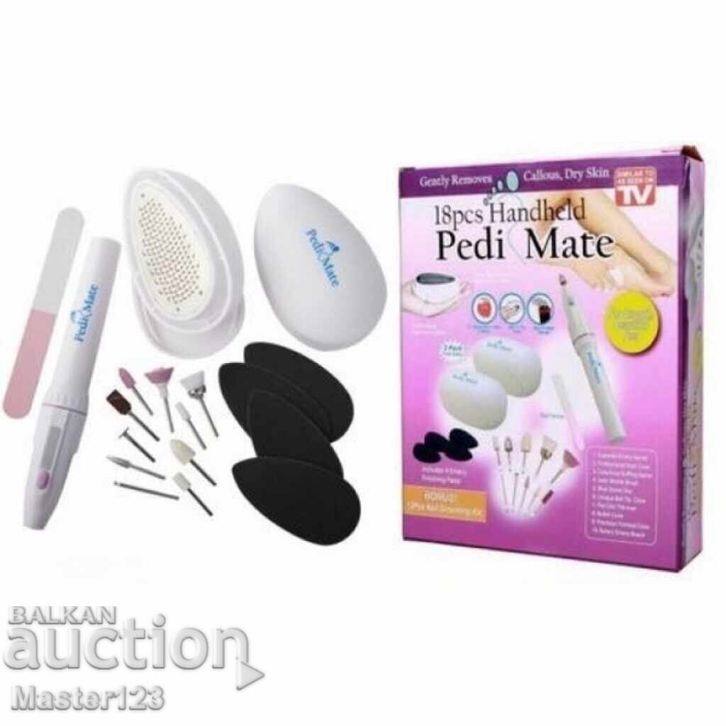 Livrarea Set pentru manichiură și pedichiură acasă Pedi Mate