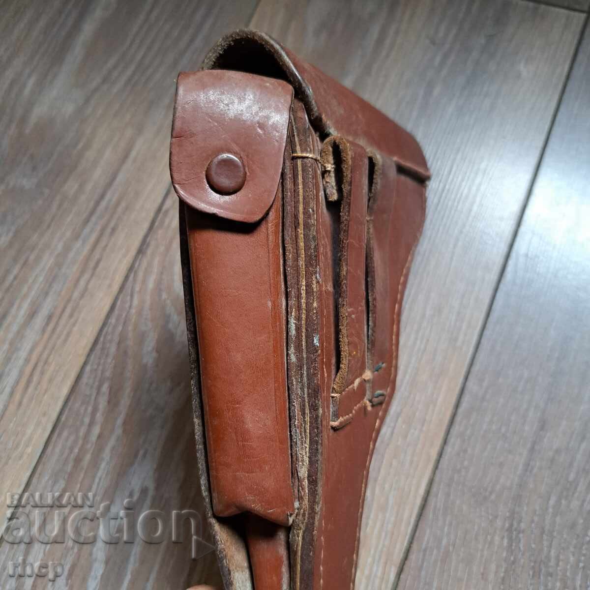 Auction Officer's Holster for Luger Kingdom of Bulgaria 1930s - WWII Auction Officer's Holster for Luger Kingdom of Bulgaria 1930s - WWII
