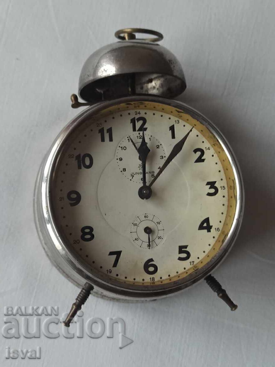 Ξυπνητήρι Junghans, λειτουργικό και χτυπά - πάνω από 100 ετών με τιμή € 37.00 | 72.37 BGN