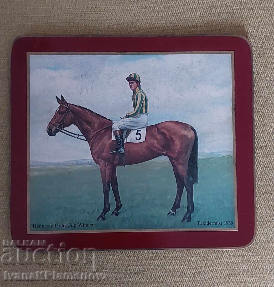 Εικόνα σε ξύλινη επιφάνεια vintage για γνώστες