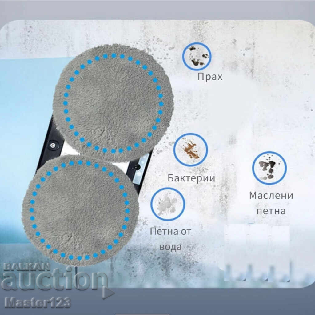 Robot inteligent de curățare a geamurilor cu rotație dublă - 7