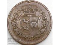 1 зекслинг 1851 Германия Шлезвиг-Холштайн - доста рядка