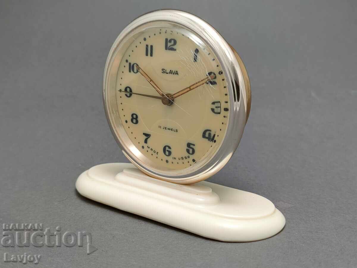 Auction  Slava Alarm Clock *Slava* USSR 1957