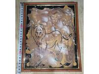 Pictură în ulei pe placă