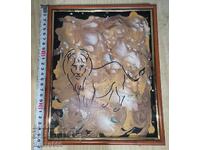Oil painting on a panel