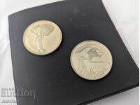 Lot de două plăci comemorative cu ocazia a 100 de ani de la Grădina Zoologică din Sofia