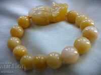 Hryvnia for luck from copper jade - Pixiu