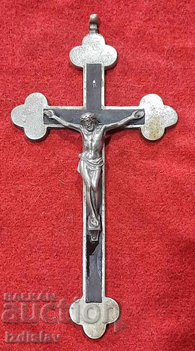 Cruce pectorală veche a unui preot de campanie austro-ungar - 6