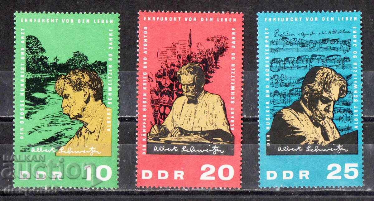 1965. RDG. 90 de ani de la nașterea lui Albert Schweitzer