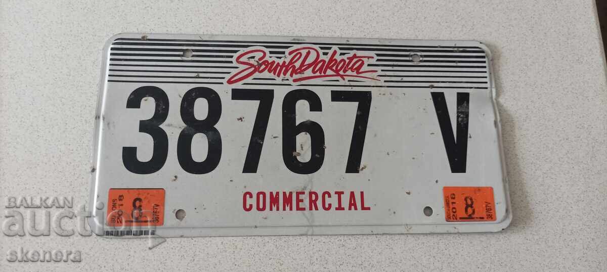 Două plăcuțe de înmatriculare americane cu preț € 2.70 | 5.28 BGN