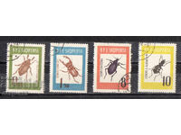 1963. Αλβανία. Έντομα - Σκαθάρια