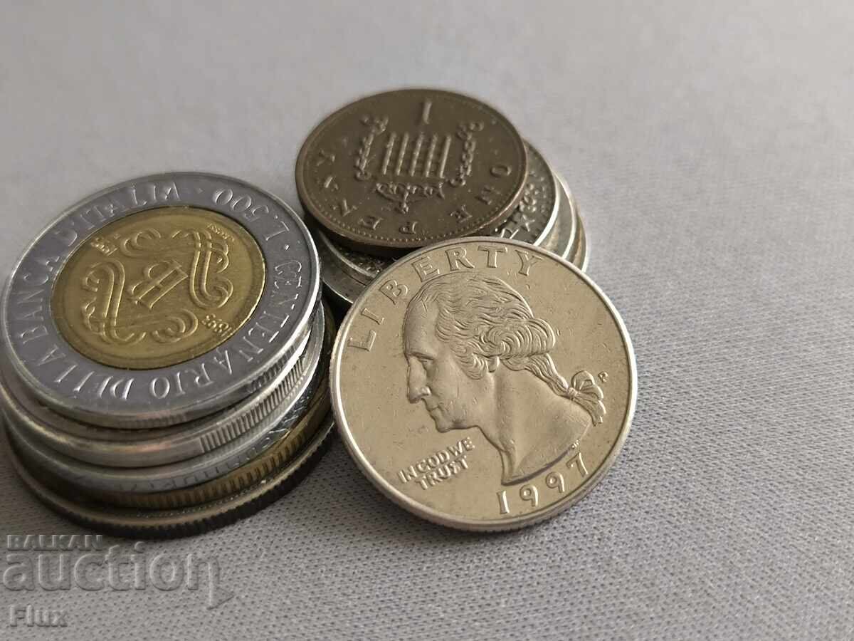 Monedă - SUA - 1/4 (sferturi) dolar | 1997 cu preț € 1.10 | 2.15 BGN