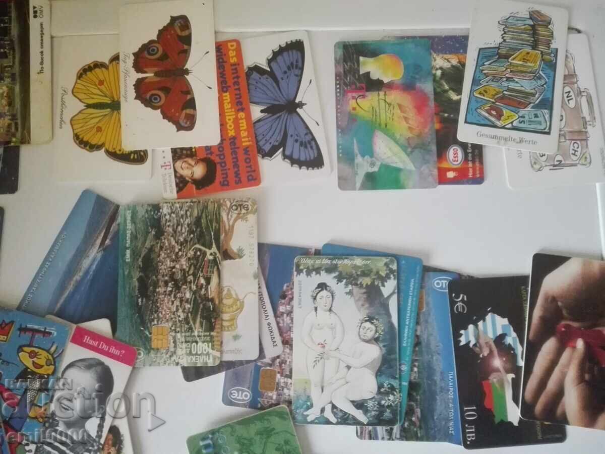 Delivery of Lot of 60 phonocards