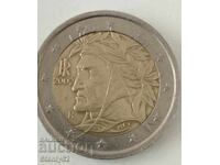 Монета 2 € от 2002 год.-Италия