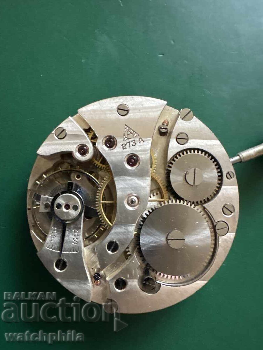 Mecanism de ceas de buzunar Alpina Cal. 273A. Rar. Funcționează cu preț € 0.01 | 0.02 BGN