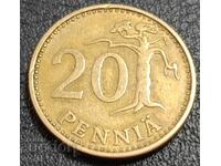 20 penni Finlanda 1963
