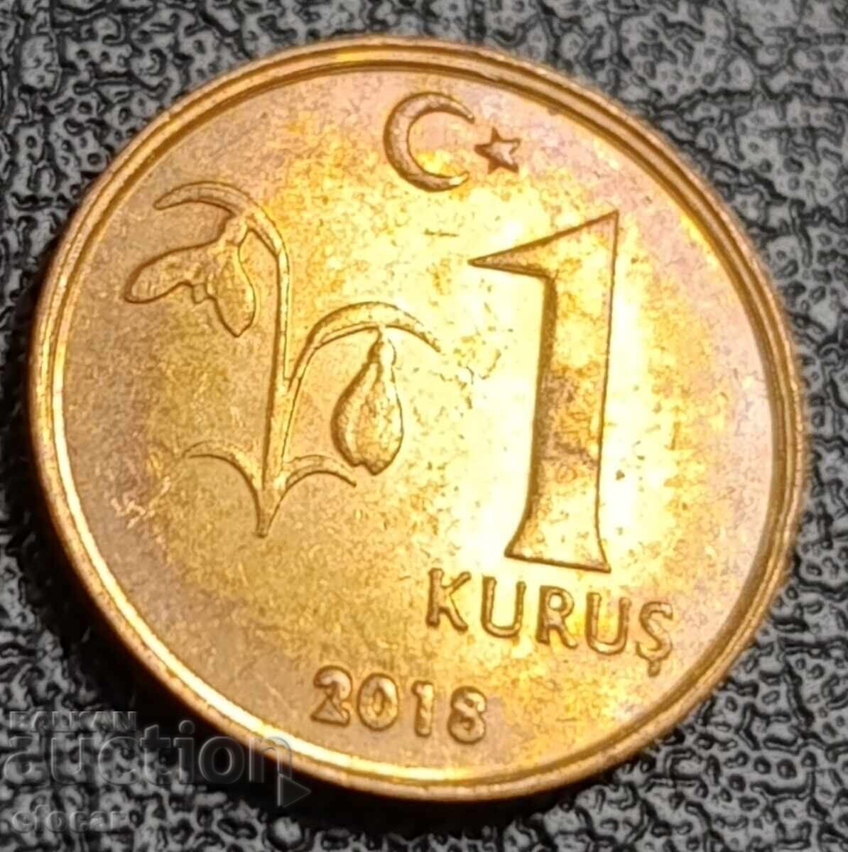 1 kuruş Turcia 2018 1 kuruş Turcia 2018