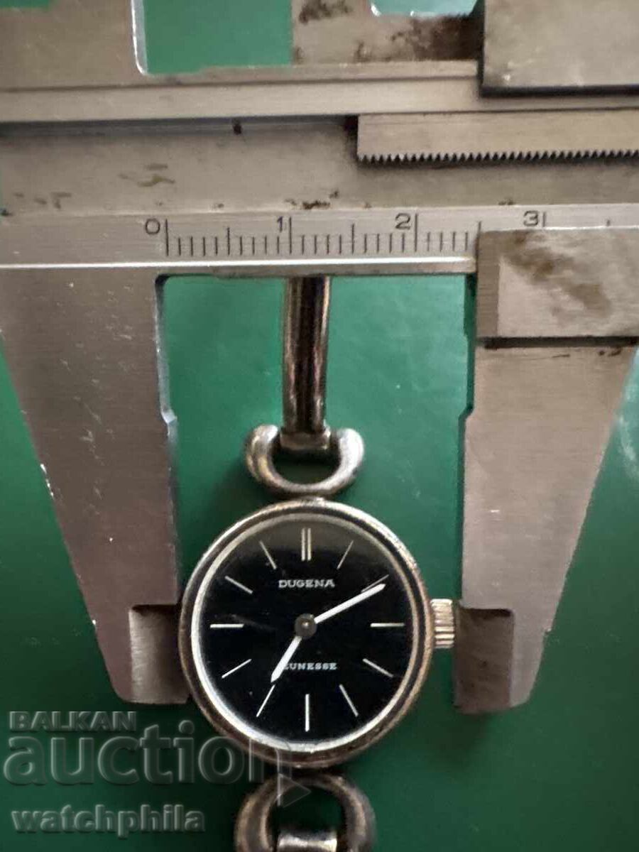 Livrarea Dugena Jeunesse ceas de mână mecanic pentru femei. Funcționează. Rar