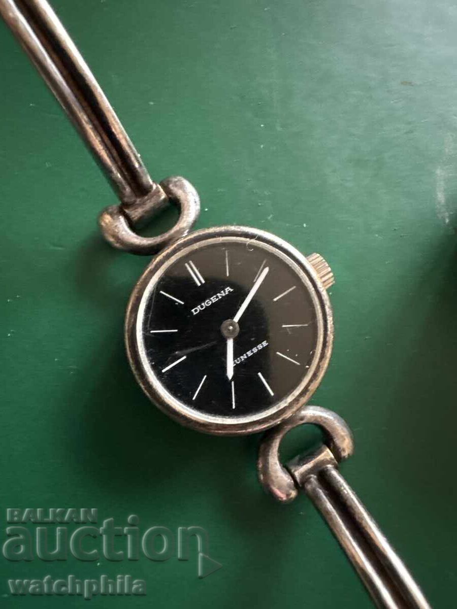 Dugena Jeunesse ceas de mână mecanic pentru femei. Funcționează. Rar