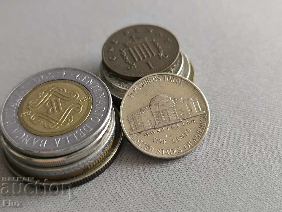 Νόμισμα - ΗΠΑ - 5 σεντς | 1991