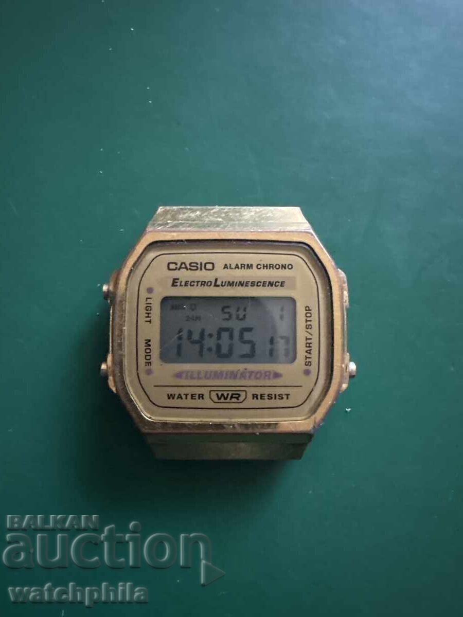 Casio A168 ceas de mână pentru bărbați. Funcționează